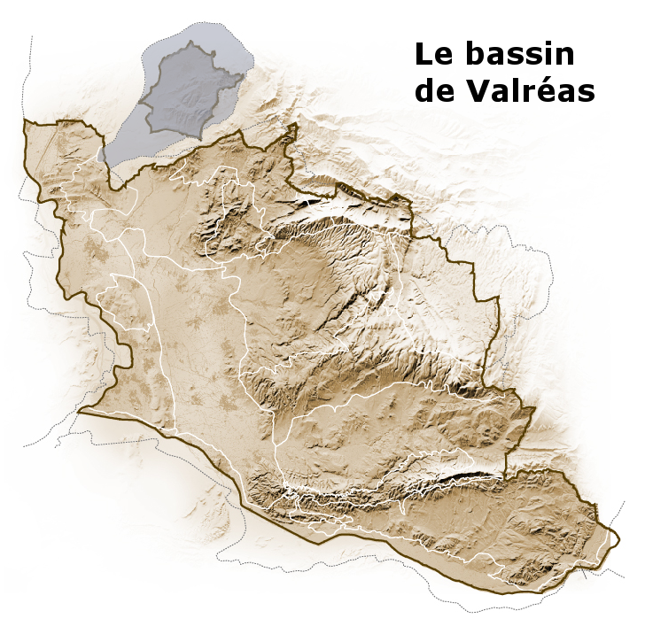 Le bassin de Valréas - Vaucluse