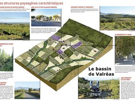 Bassin de Valréas - Structures paysagères caractéristiques - Agrandir l'image, .JPG 440,9 Ko (fenêtre modale)