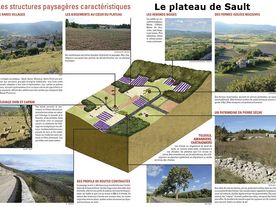 Plateau de Sault- Structures paysagères caractéristiques - Agrandir l'image, .JPG 369,8 Ko (fenêtre modale)