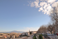 Vue du Cours de la Pyramide (Carpentras - Vaucluse)