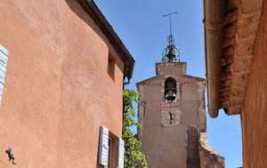 Église et détails architecturaux (Roussillon - Vaucluse)
